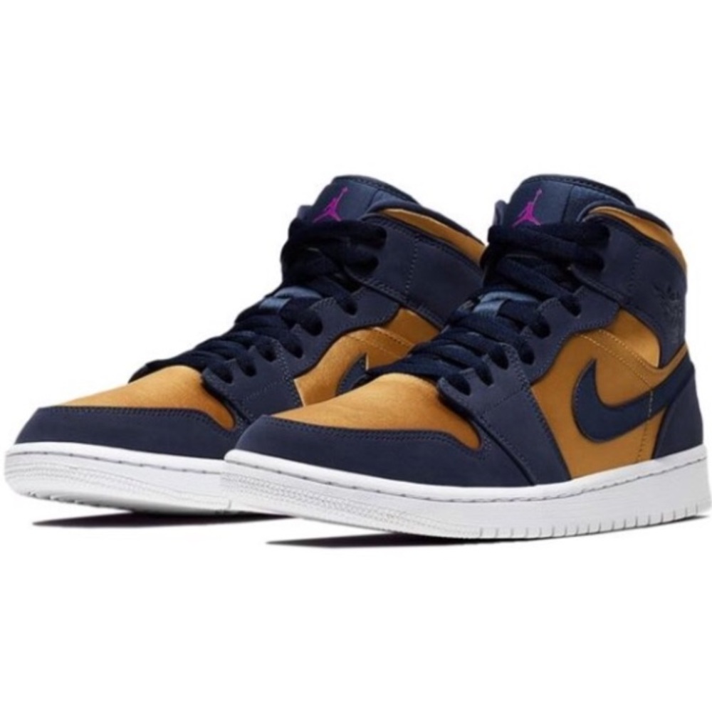 Jordan 1 Mid Obsidian Desert Ochre | Size 9.5